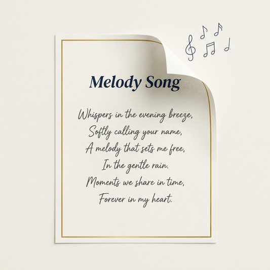Printable lyrics